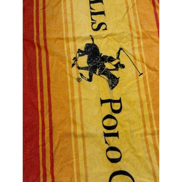 VTG Beverly Hills Polo Club Equestrian Stripped Beach Towel 36"x 70" Pool Resort - Picture 4 of 12